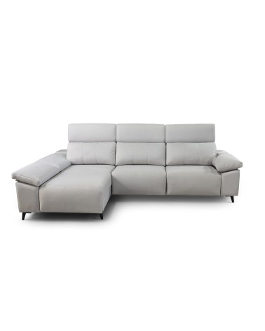 Chaiselongue Blanca Frente, Visto de Frente Izquierdo