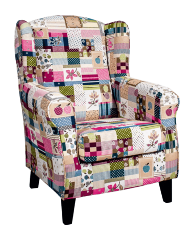 Sillón Sen Orejero Pata Wengué