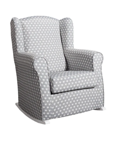 Butaca Daniela, Estampada, Boston Gris