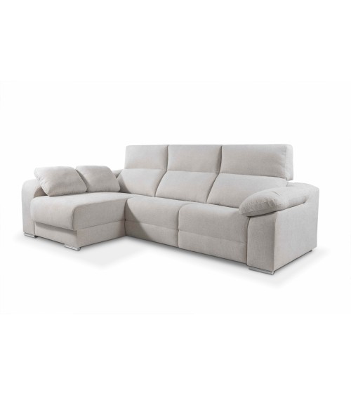 Chaiselongue Natalie Cerrado Visto Frente Izquierdo