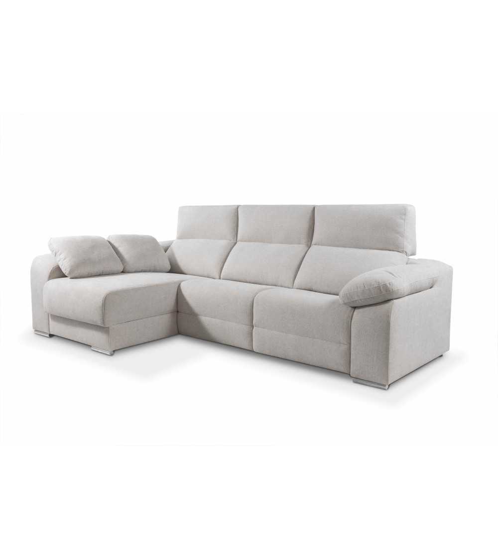 Chaiselongue Natalie Cerrado Visto Frente Izquierdo