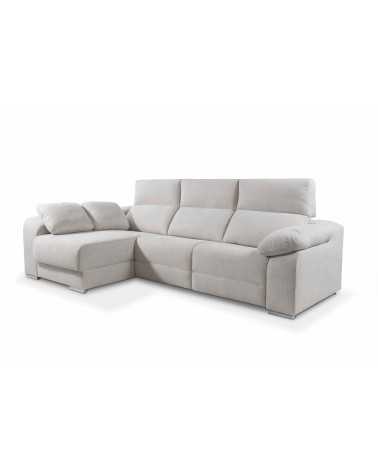 Chaiselongue Natalie Cerrado Visto Frente Izquierdo