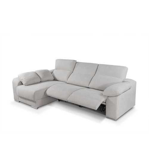 Chaiselongue Natalie Abierto Visto Frente Izquierdo